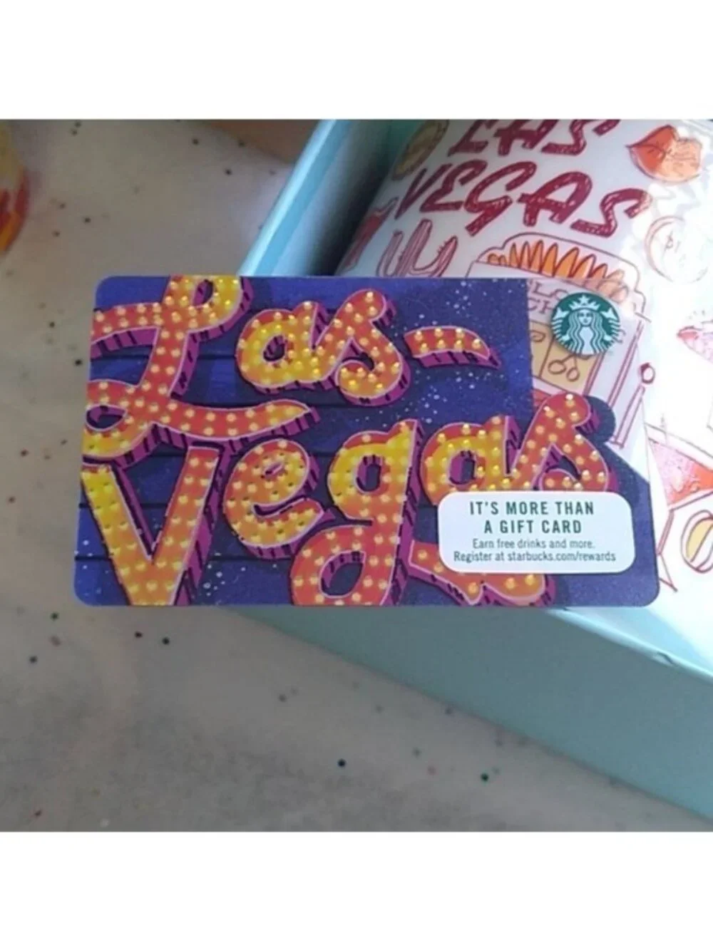 Starbucks Las Vegas Mug, Water Bottle & Blank GC
